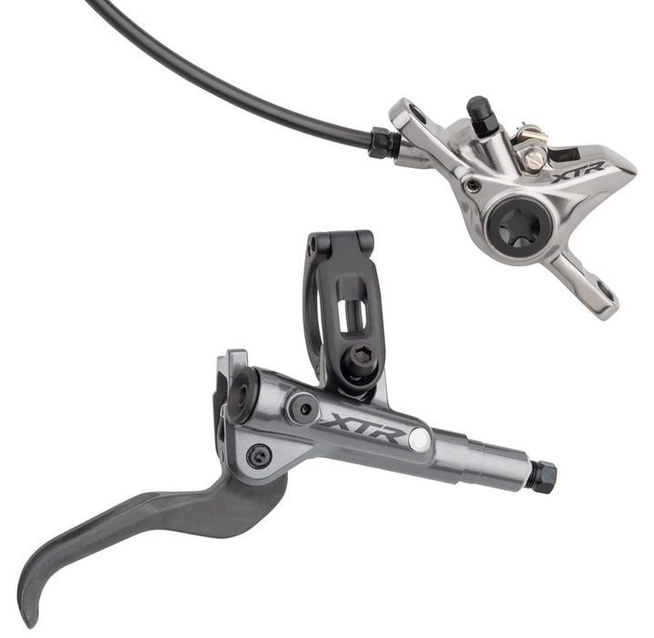 Maneta de freno de disco Shimano XTR BL-M9100/BR-M9100 - Trasera hidráulica, montaje en poste, gris