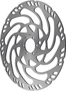 Magura MDR-C Disc Brake Rotor - 220mm 6-Bolt eBike Optimized Silver