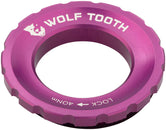 Anillo de bloqueo de rotor Wolf Tooth CenterLock - Estriado externo morado