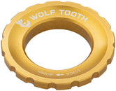 Anillo de bloqueo de rotor Wolf Tooth CenterLock - Estriado externo dorado