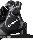 Shimano GRX BR-RX820 Hydraulic Disc Brake Caliper - Front Flat-Mount W/Bracket 140/160mm Rotor Assembled 160mm