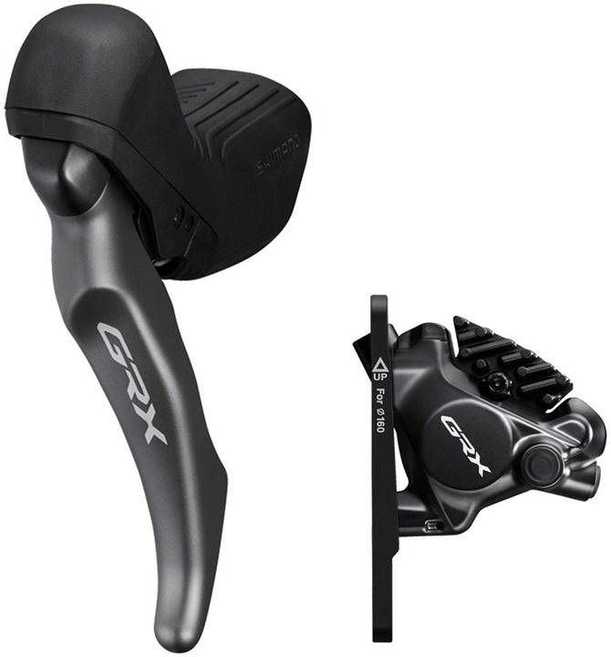 Maneta de freno Shimano GRX BL-RX820 Pinza de freno de disco hidráulico BR-RX820 (izquierda/delantera) Pinza de montaje plano