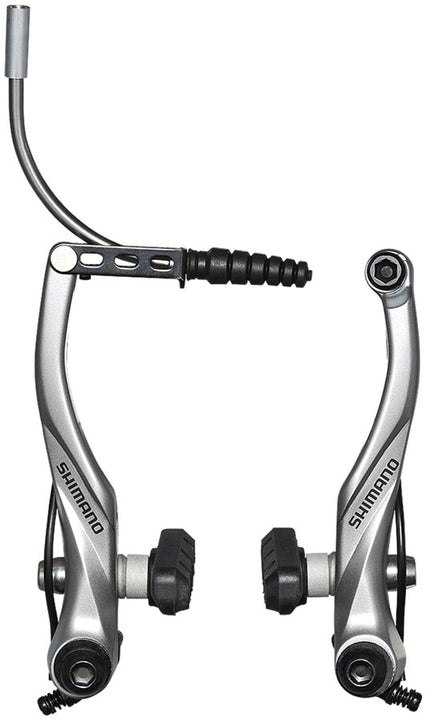 Freno V-Brake Shimano BR-T4000 - Delantero Plateado