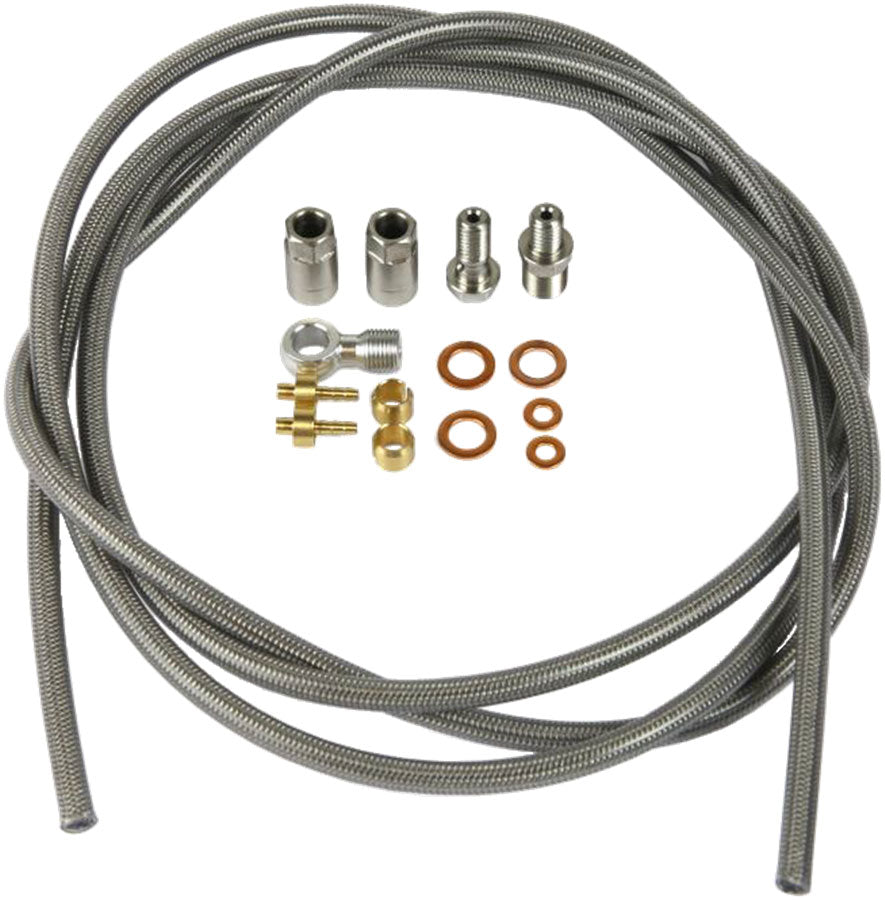 Hope Braided Stainless Steel Hydraulic Brake Hose Fitting Kit - Thumbnail 3