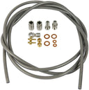Kit de conexión de manguera de freno hidráulico de acero inoxidable trenzado Hope - Compatible con frenos delanteros y traseros Hope tipo 2