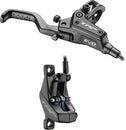 TRP EVO Pro HD-M9040 Disc Brake Lever - Right/Front Rear 1900mm Hose Post Mount 4-Piston BLK