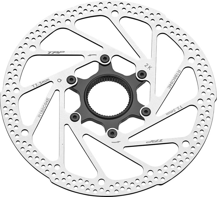 Rotor de freno de disco TRP RC04E - 180 mm, bloqueo central, 2,3 mm