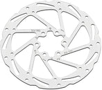 Tektro TR160-52 Disc Rotor - 160mm 6-Bolt 1.8mm Thickness For 2-Piston Calipers Silver