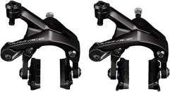 Juego de frenos de pinza de carretera Shimano Dura-Ace BR-R9200 (delantero y trasero, doble pivote, negro)