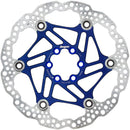 Hope Floating Disc Brake Rotor - 180mm 6-Bolt Blue