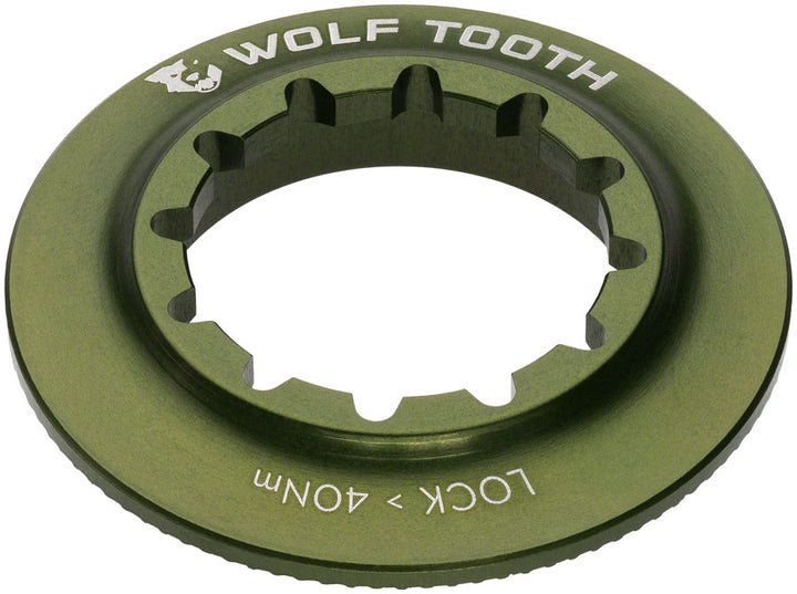 Anillo de bloqueo de rotor Wolf Tooth CenterLock - Oliva estriada internamente