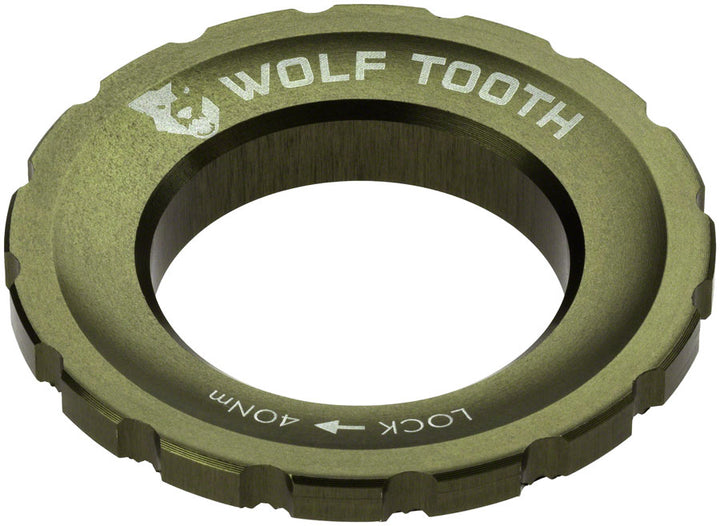 Anillo de bloqueo de rotor Wolf Tooth CenterLock - Oliva estriada externa