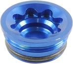 Hope V4 Large Disc Brake Caliper Bore Cap - Blue