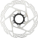 Rotor de freno de disco Shimano SM-RT54-SE - 160 mm con bloqueo central. Solo para pastillas de resina. Anillo de bloqueo de estrías externas.