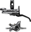 Freno de disco Shimano XTR BR-M9200 BL-M9220 Maneta (izquierda/delantera) Montaje en poste Pinza de 2 pistones Manguera SM-BH90-SS Pastillas metálicas Gris