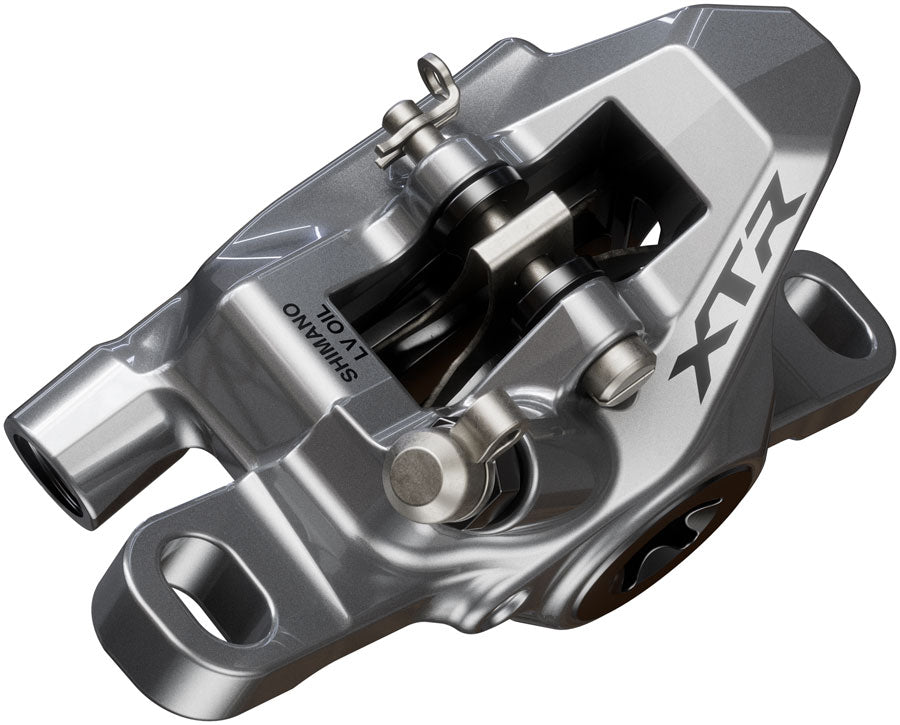 Pinza de freno de disco Shimano XTR BR-M9200 XC (delantera y trasera, montaje en poste, 2 pistones, incluye pastillas de metal K04TI)