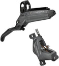 SRAM Code Bronze Stealth Disc Brake Lever - Rear Post Mount 4-Piston Aluminum Lever SS Hardware Dark Polar C1