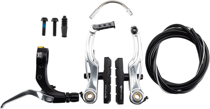 Kit de freno de tracción lineal Promax P-1/Click V-Point - 108 mm, plateado