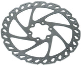 Disco de freno Hayes V6 - 160 mm, 6 pernos, plateado