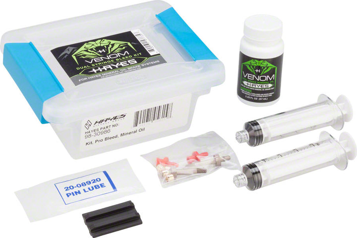 Kit de purga de aceite mineral para frenos de disco Hayes Pro Bleed Kit Venom