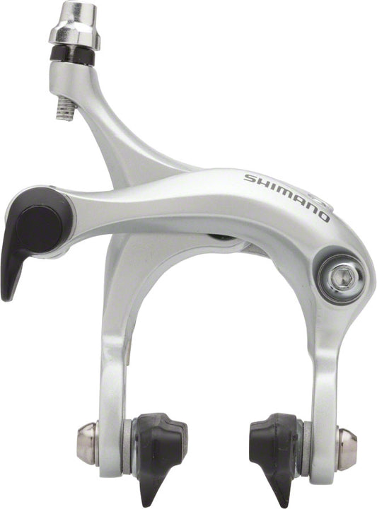 Pinza de freno trasera de carretera Shimano BR-R451 de alcance medio, color plata