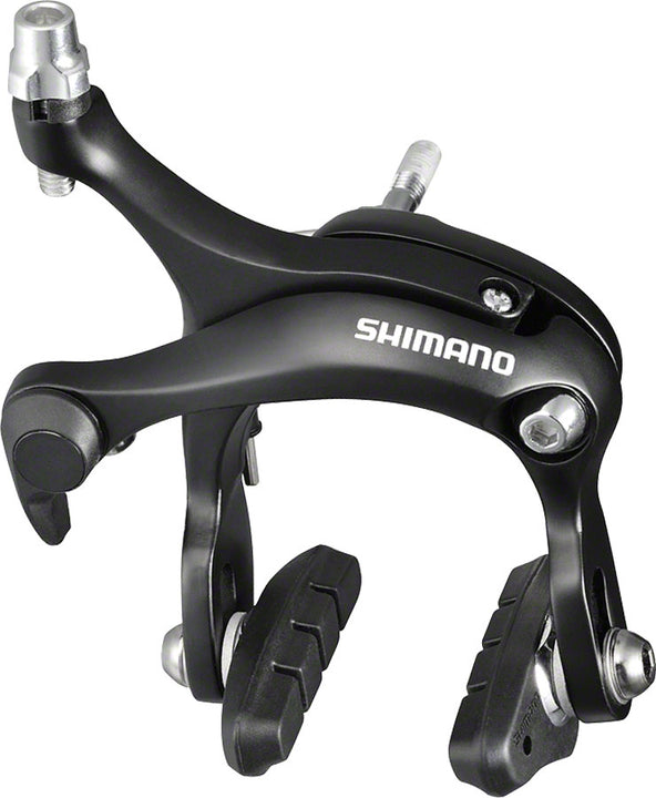 Pinza de freno trasera de carretera Shimano BR-R451 de alcance medio, color negro