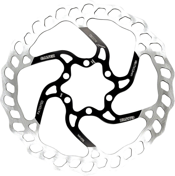 Rotor de freno de disco Galfer MTB - 160 mm, 6 tornillos, 1,8 mm