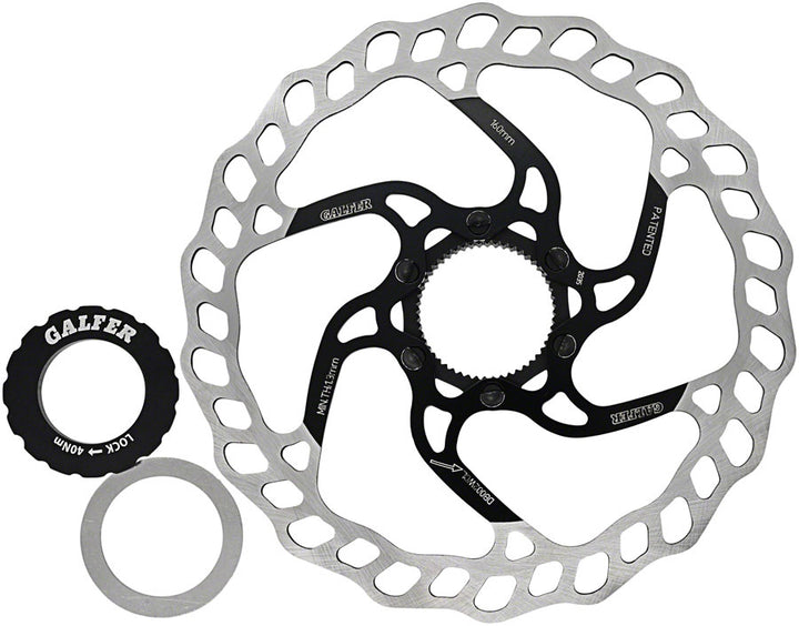 Rotor de freno de disco Galfer MTB - 160 mm Centerlock 1,8 mm