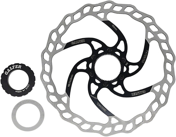 Rotor de freno de disco Galfer MTB - 180 mm Centerlock 1,8 mm