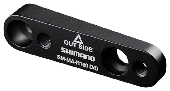 Adaptador de freno de disco Shimano SM-MA-R160D/D, rotor de 160 mm, pinza de montaje plano, cuadro de montaje plano