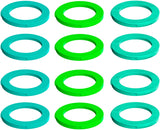 Kit de cubierta de color para pinza de 4 pistones Magura, una pinza verde neón, cian y menta