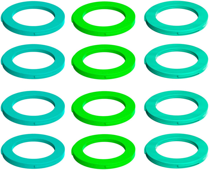 Kit de cubierta de color para pinza de 4 pistones Magura, una pinza verde neón, cian y menta