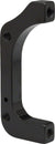 Adaptador de montaje en poste delantero Tektro de 203 mm para frenos de disco, color negro