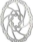 Tektro TR-17 Disc Brake Rotor - 180mm 6-Bolt 2.3mm Thickness Silver