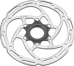 Disco de freno Tektro TR-45 - 180 mm, bloqueo central, 2,3 mm de grosor, plateado