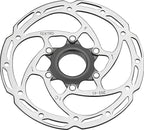 Disco de freno Tektro TR-45 - 203 mm, bloqueo central, 2,3 mm de grosor, plateado