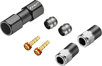 TRP TL1.3 Disc Brake Hose Coupler Kit - For 5.0mm Coupler Compression Ferrules Brass Inserts O-Ring Hose Retainer