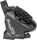 Pinza de freno de disco hidráulico de montaje plano trasero Shimano Tiagra BR-4770 con pastillas de resina y aletas
