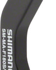 Adaptador de freno de disco Shimano F180S/P para rotor de 180 mm, pinza de 51 mm y horquilla de 74 mm