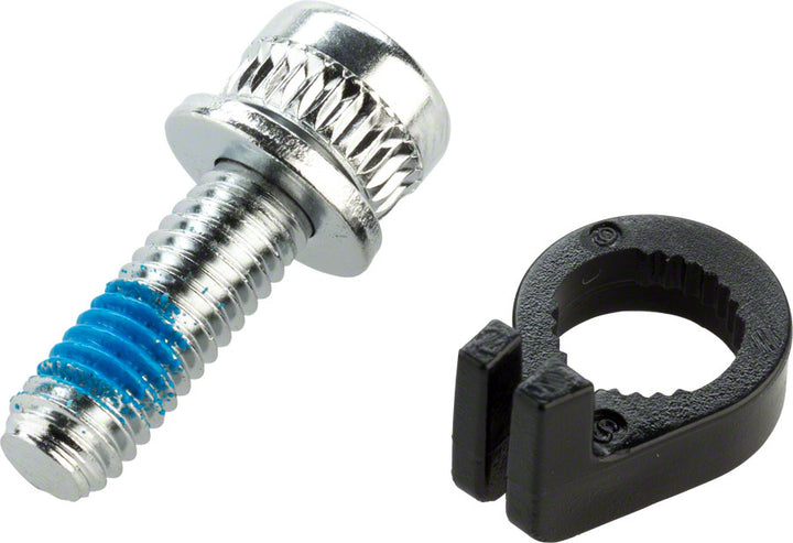 Perno de fijación de pinza de freno de disco Shimano de 18,7 mm con anillo de retención