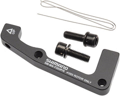 Adaptador de freno de disco Shimano F203P/S para rotor de 203 mm, pinza de 74 mm y horquilla de 51 mm