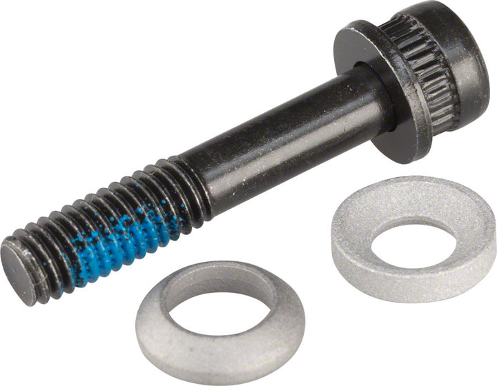 Perno de fijación de pinza de freno de disco Shimano de 32,1 mm con arandela de ajuste