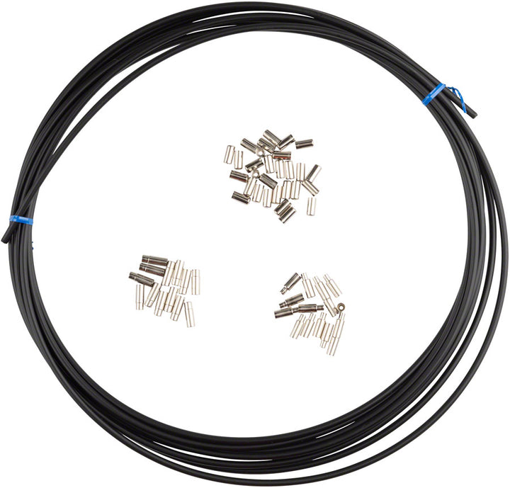 Carcasa de cambio Shimano SIS SP51 (5 mm x 25 pies), incluye tapas de extremo, color negro