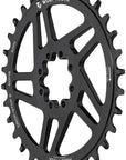 Plato Wolf Tooth de montaje directo - 34 dientes SRAM de montaje directo Drop-Stop B para bielas SRAM de 8 tornillos, desplazamiento de 3 mm, negro