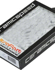 Cadena CeramicSpeed ​​UFO - KMC 11 velocidades, 116 eslabones, color plata