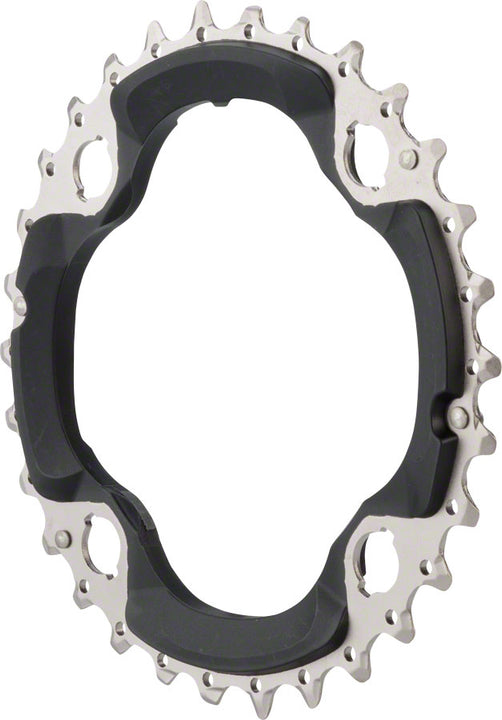 Plato Shimano SLX FC-M672 - 30 dientes, 96 mm BCD, 10 velocidades, intermedio para juego de 22-30-40 dientes