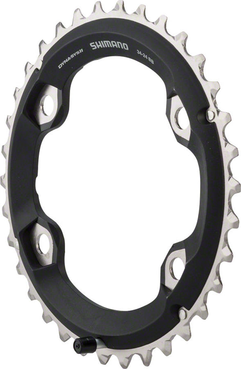 Plato exterior Shimano SLX M7000-11 de 34 dientes y 96 mm, 11 velocidades, para juego de 34 a 24 dientes