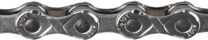 Cadena para bicicleta eléctrica KMC e10 de 10 velocidades y 156 eslabones, color plata