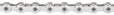 KMC e1 Chain - Single Speed 3/32" 110 Links Silver