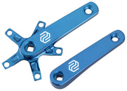 Juego de brazo de manivela Promax SQ-1 - Husillo cuadrado de 160 mm con interfaz JIS, 110 mm BCD, azul